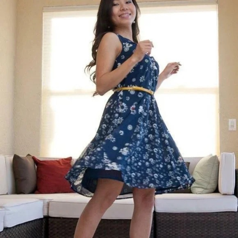Jason Wu Blue Floral Mini Dress